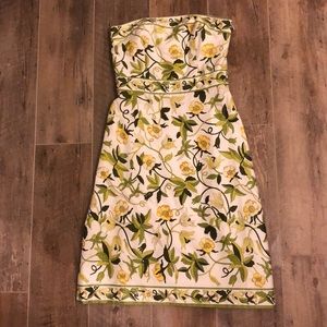 Strapless Ann Taylor flora dress - size 4